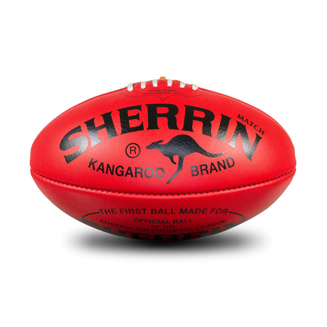 Sherrin KB Match Football Red Size 3