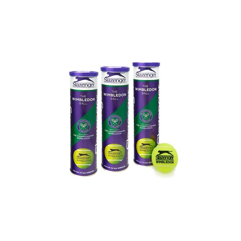 Slazenger Wimbledon Grass Court Tennis Balls - 4 Balls