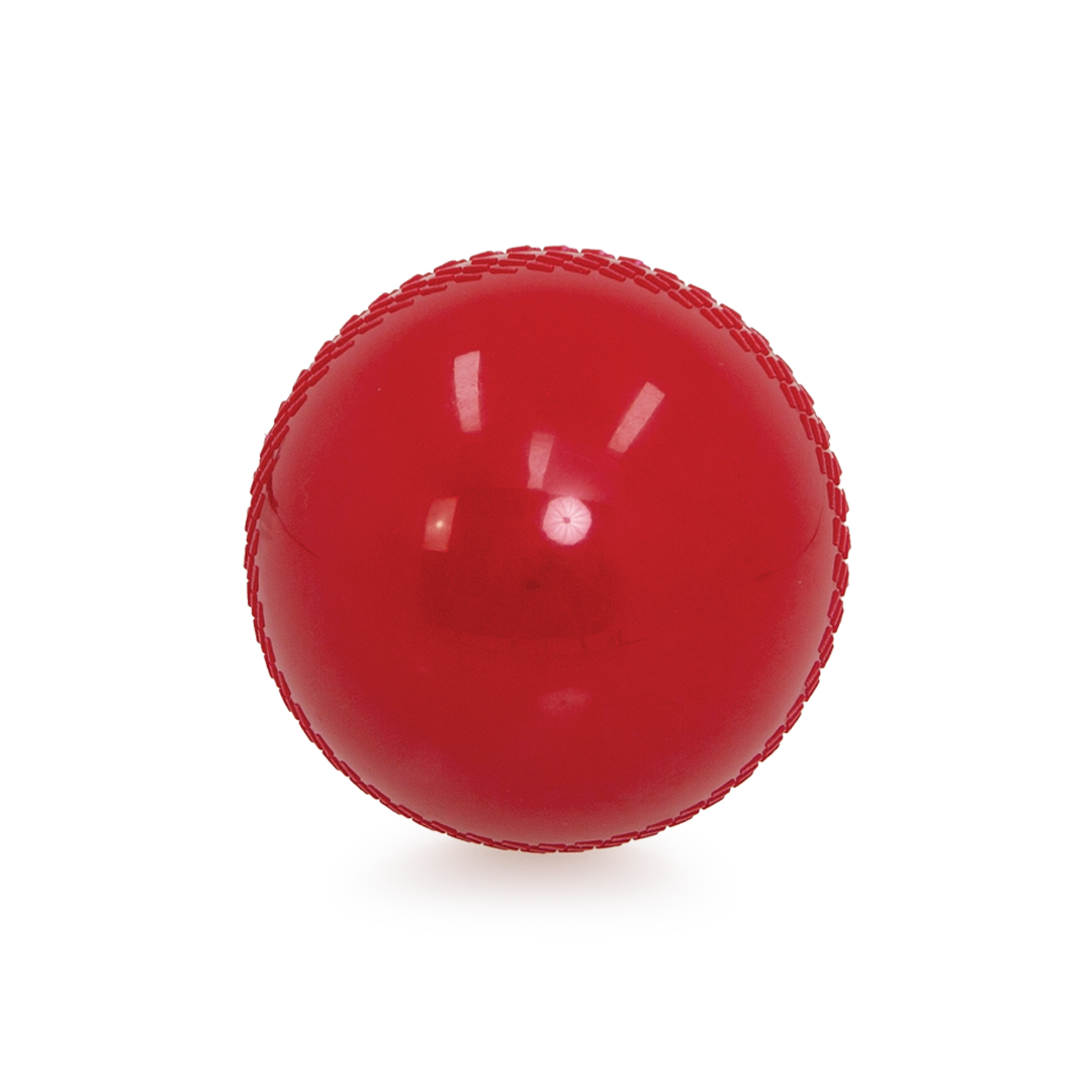 Red sports ball with 'Victor' branding on a white background
