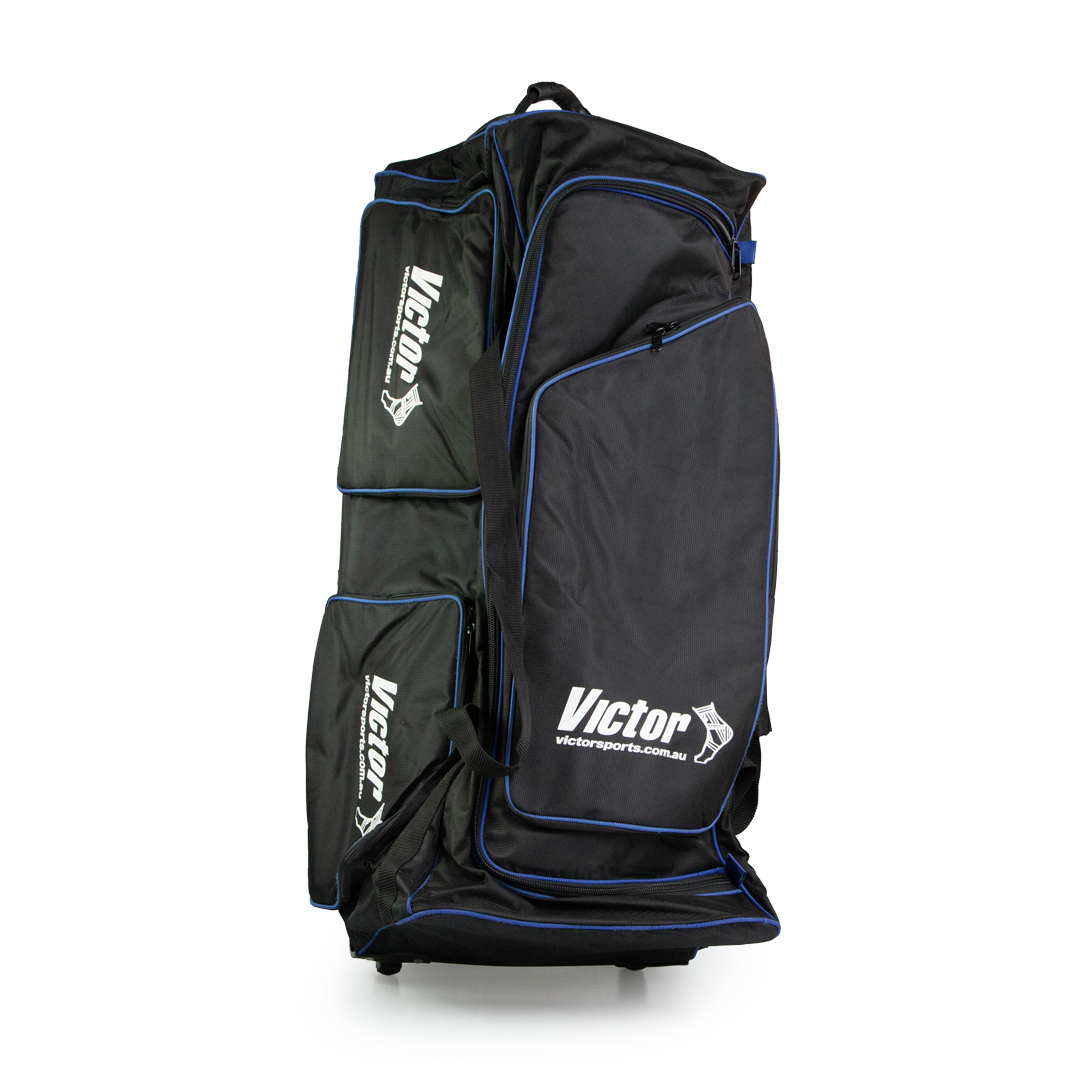 VCRBD Victor Cricket Bag Deluxe Big Carry Bag Blue Black Main