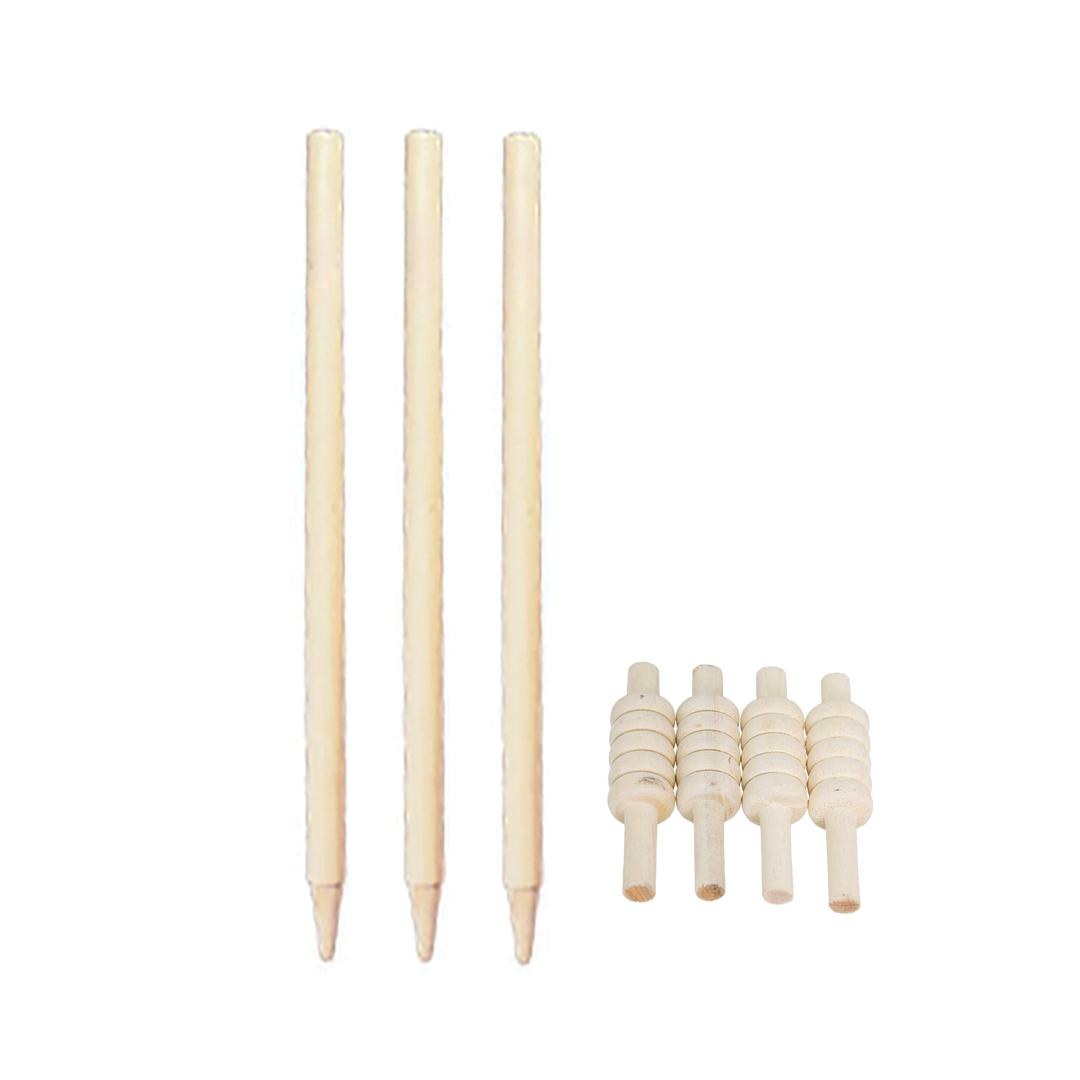 VCRSW6 Victor Cricket Stumps Wooden Set Main