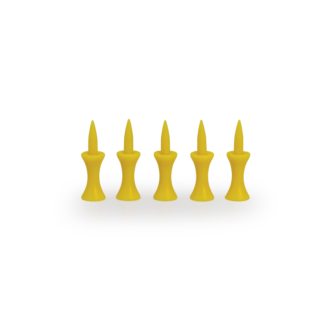 VGOPT100 Victor Golf Plastic Tees 100 Yellow Main