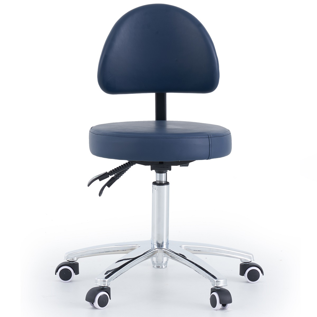 VICSTOOLRBRNY Victor Stool Round with Backrest Front