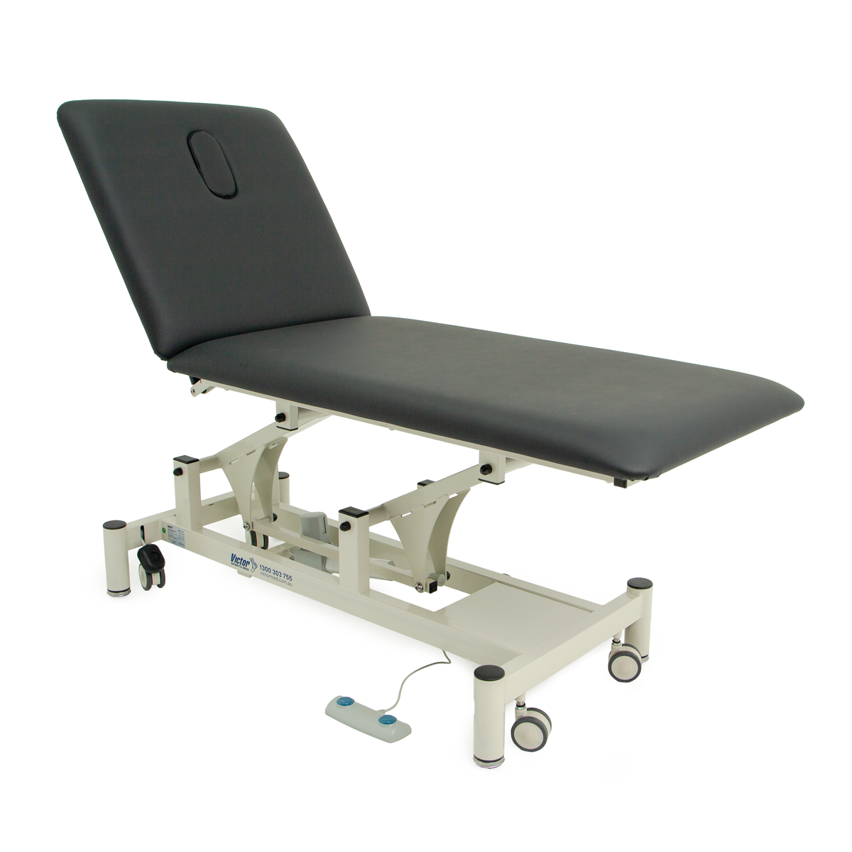 VICTB2SECBK Victor 2 Section Treatment Table Black Main
