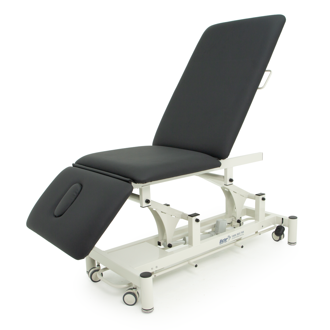 VICTBSH3BK Victor Short Head 3 Section Black Side Angle