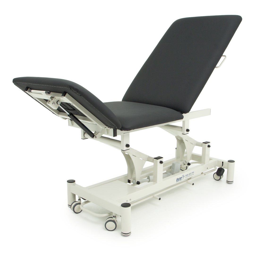 VICTBSH3BK Victor Short Head 3 Section Black Side Angle 2