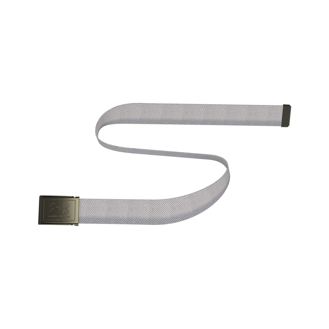 Under Armour Mens Drive Stretch Webbing Belt - White/Halo Grey