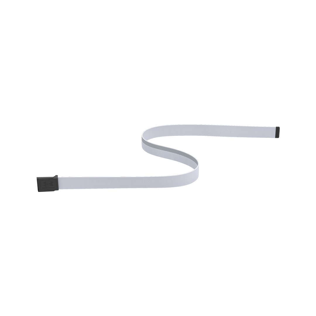 Under Armour Mens Drive Stretch Webbing Belt - White/Halo Grey