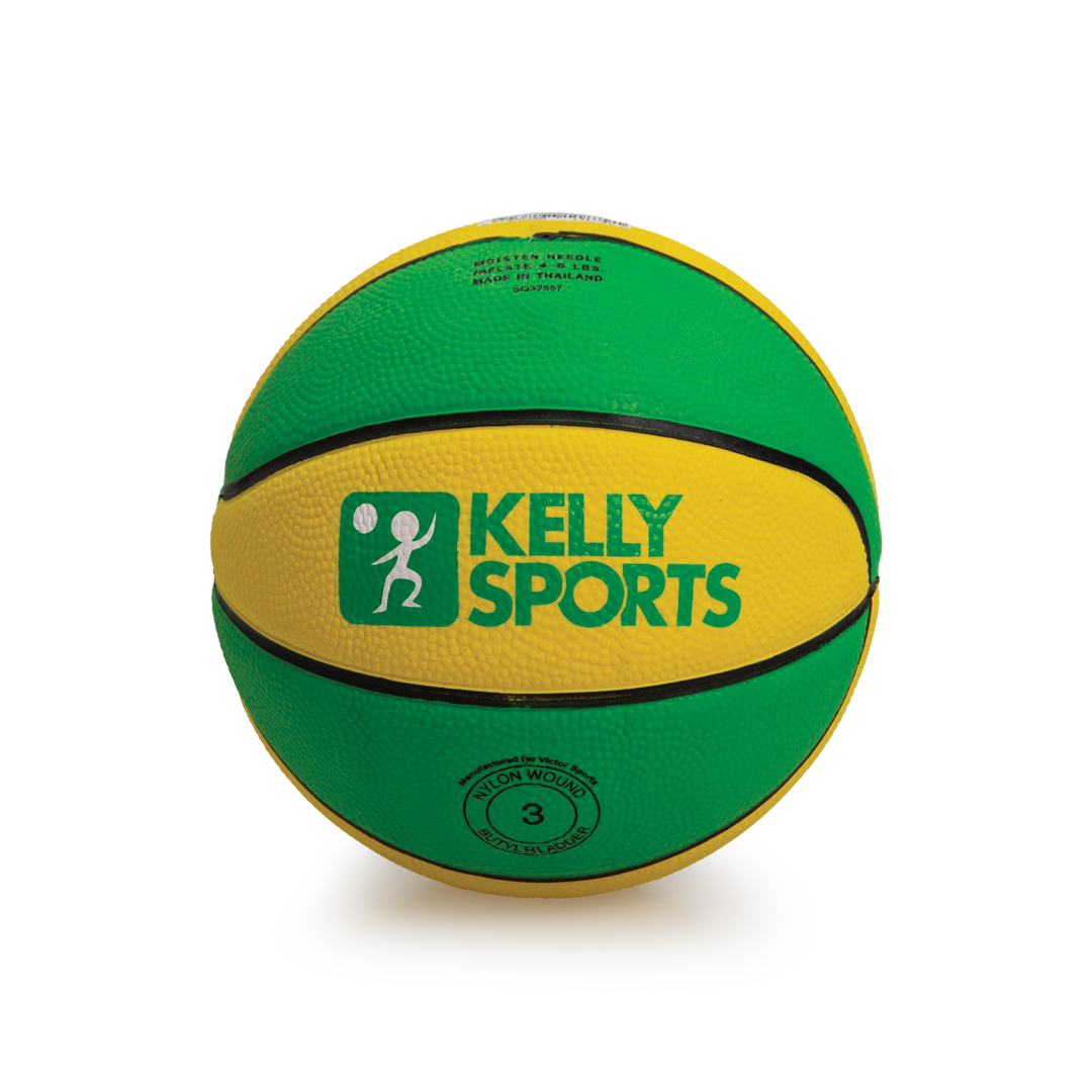 VKSBBCS5 Basketball Cellular Size 5 White Yellow Green Main