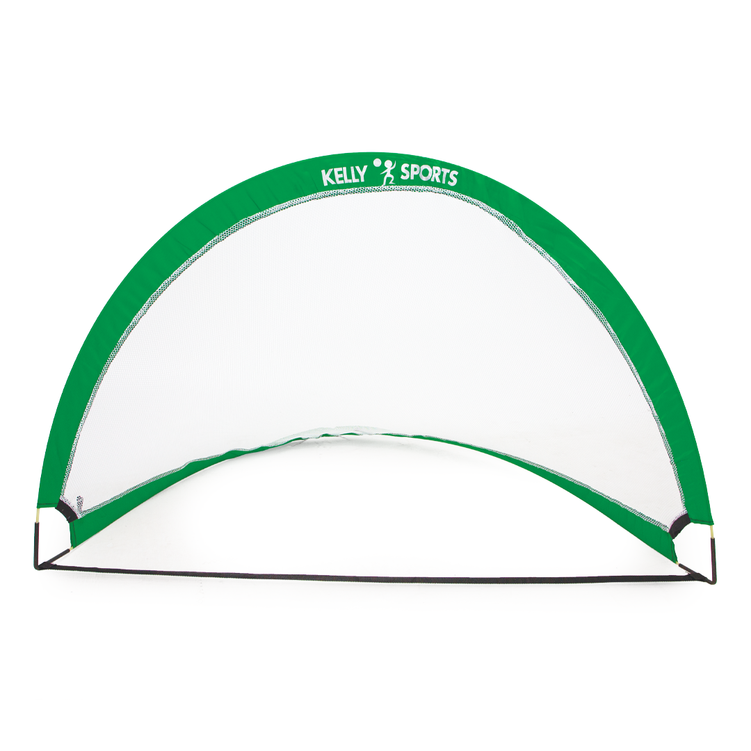 VKSSOCPUGM Victor Kelly Sports Pop Up Goals Medium Pair Football Soccer Main
