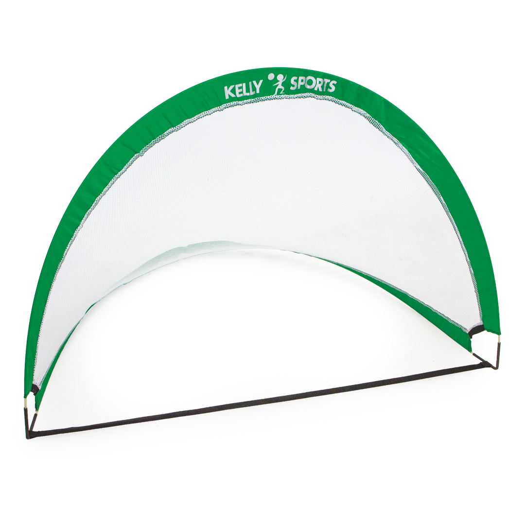 VKSSOCPUGM Victor Kelly Sports Pop Up Goals Medium Pair Football Soccer Main