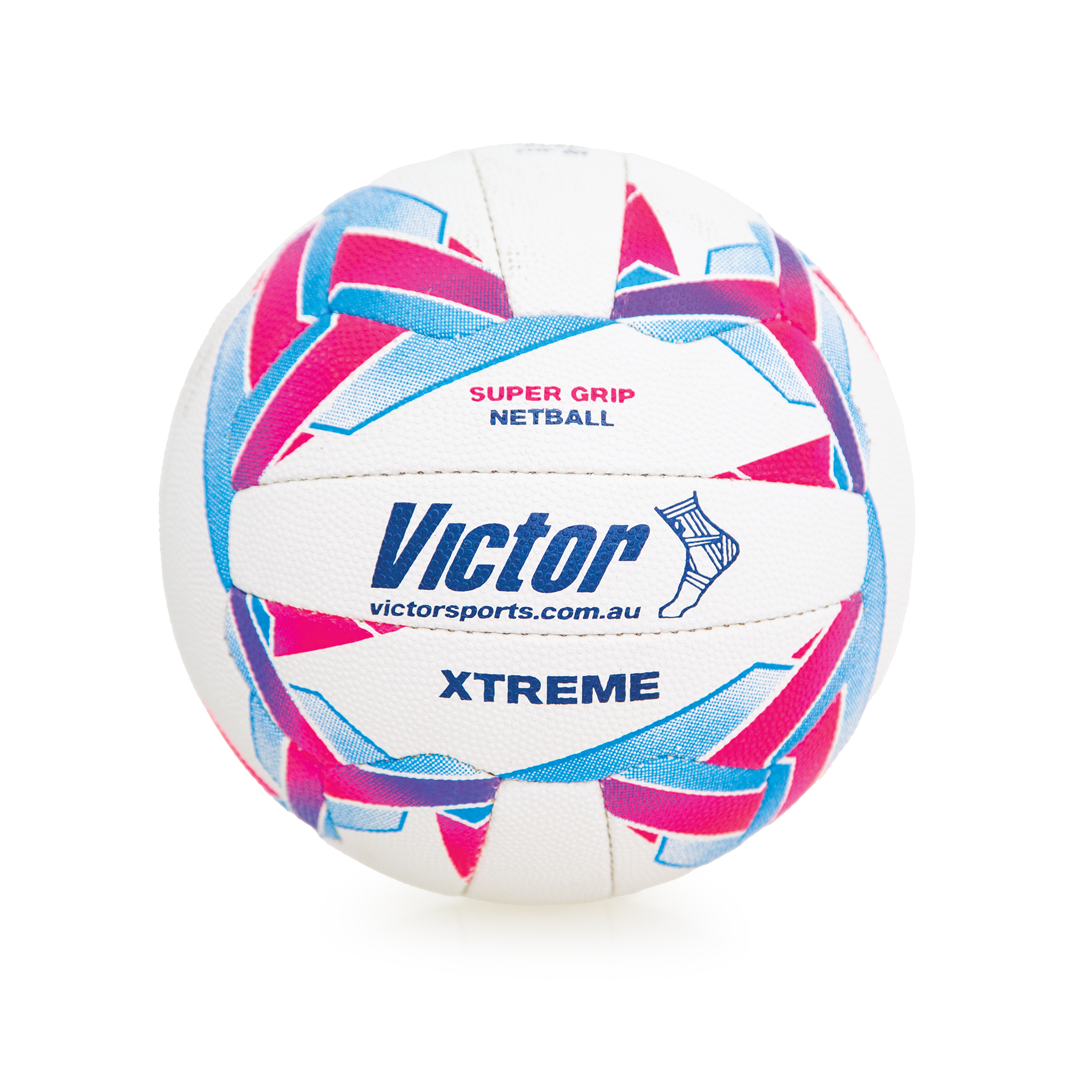 VNBXWH5 Victor Netball Xtreme Blue Pink Purple Size 5 Main