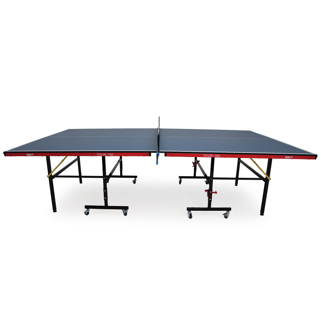VTTTT150 Victor Table Tennis Table Tour 150 Ping Pong Table Side Angle