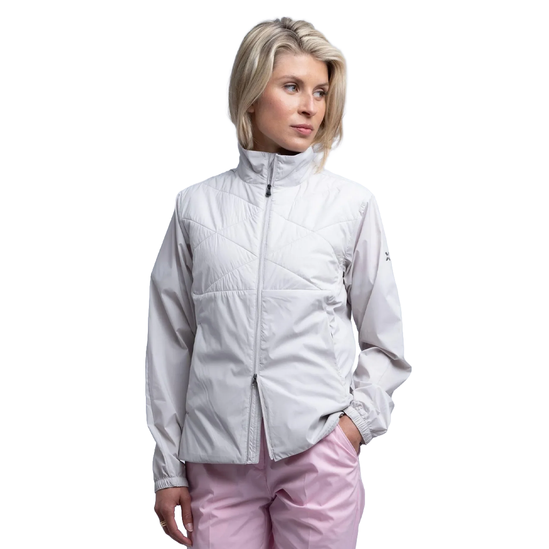 Cross Women's Bandon Hybrid Jacket - Pale Grey