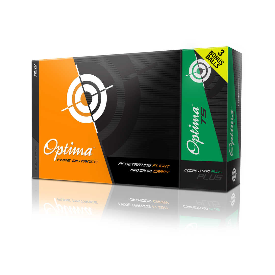 Optima Golf Ball Pure Distance - 15 Pack + 3 Bonus Balls