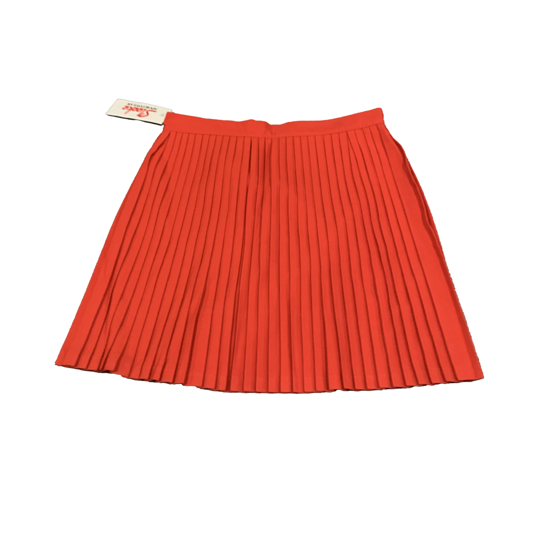 Netball Skirt Pleated - Red - Size 14